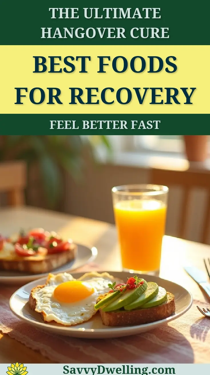 Plate of food including eggs and toast, ideal for recovery from a hangover