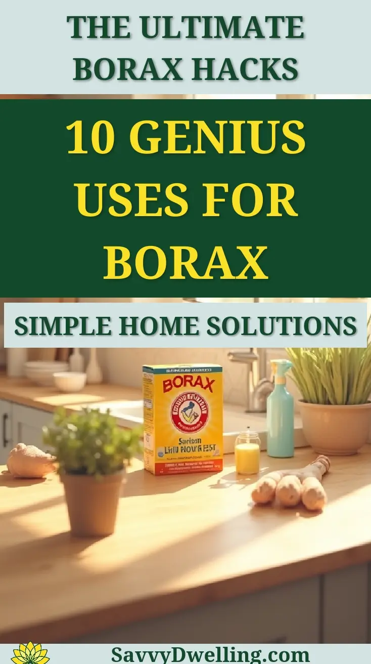 Creative uses for Borax in household solutions
