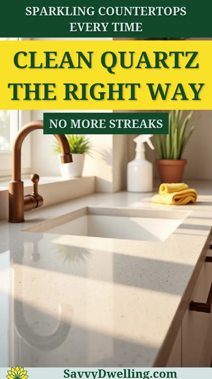 Guide to cleaning quartz countertops for a sparkling finish