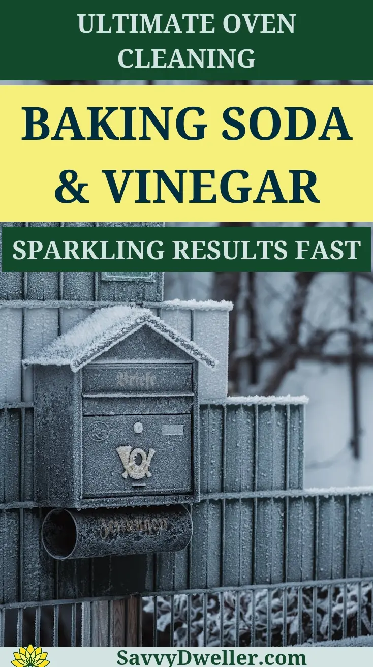 Oven cleaning with baking soda and vinegar for effective results