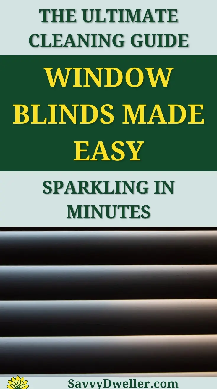 A comprehensive guide for cleaning window blinds made of wood, faux wood, and vinyl.