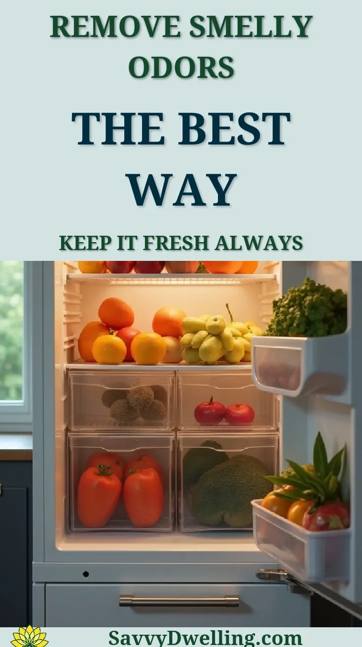 Fresh fruits and vegetables in a refrigerator to deodorize and keep it fresh.