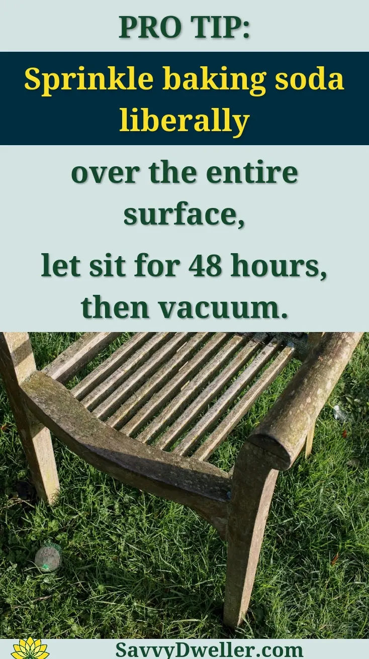 Vintage wooden chair on lush grass in a sunlit garden, perfect for outdoor relaxation.