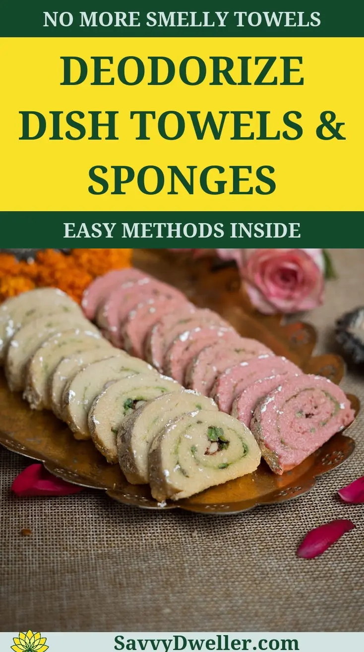 Methods for deodorizing dish towels and sponges featured in A Guide to Deodorizing Your Dish Towels and Sponges