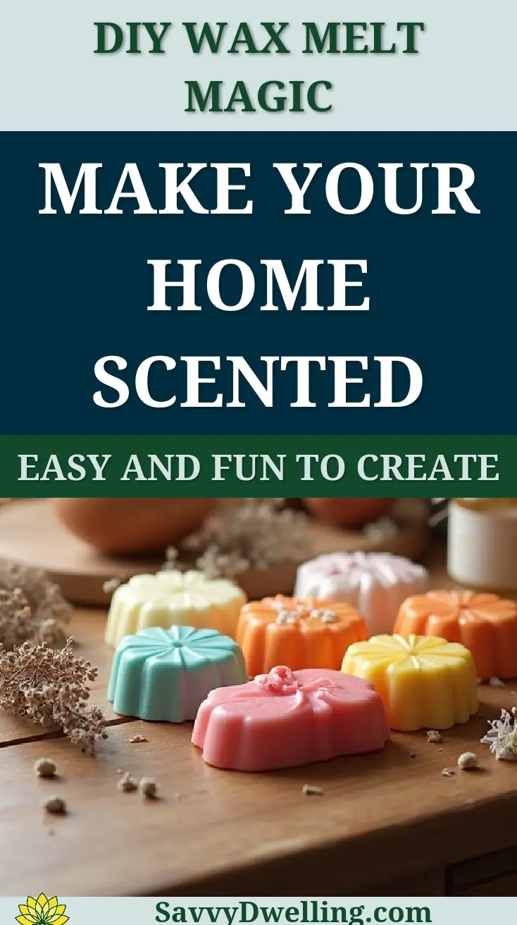 Colorful DIY wax melts for a scented home