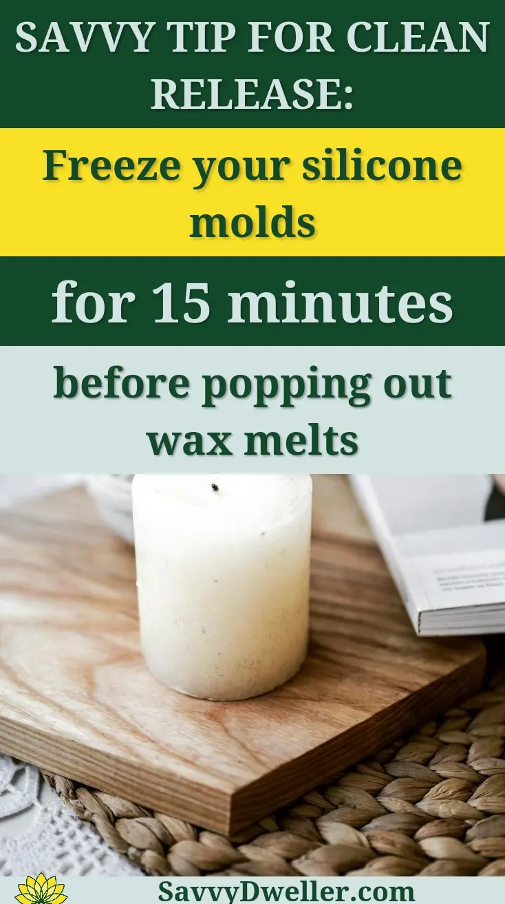 A calming still life with a candle, magazine, and plant on a textured surface indoors.