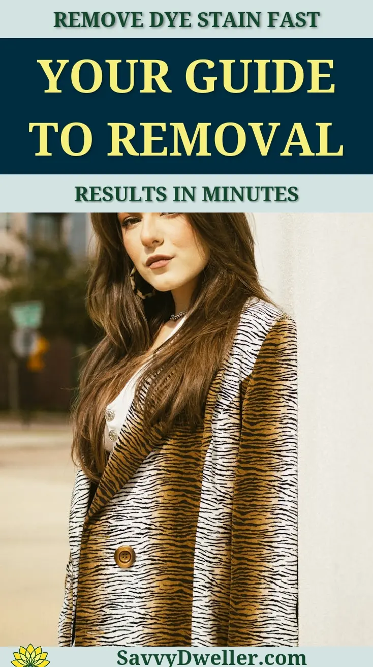 Woman wearing a stylish coat, representing effective dye transfer stain removal techniques.