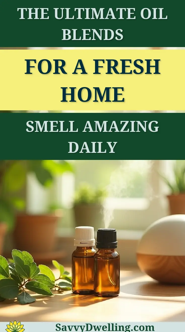 Bottles of essential oils for creating fresh, clean-smelling environments.