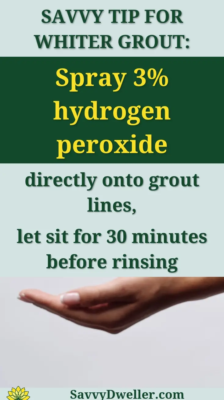 Close-up of hands using a spray disinfectant with manicured nails on a white background.