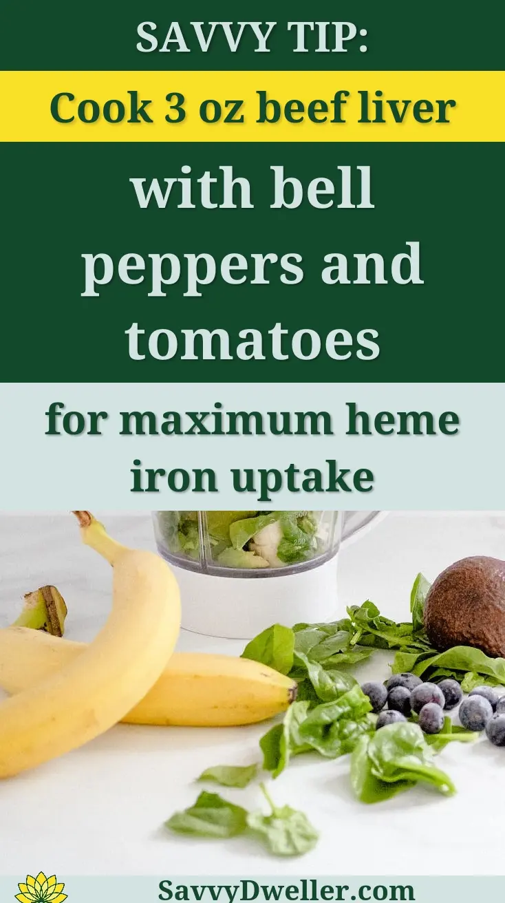 Fresh ingredients for a smoothie including bananas, spinach, and blueberries.