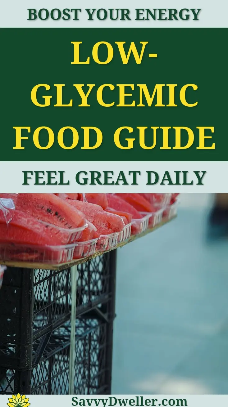 An array of low-glycemic foods for stable energy levels.
