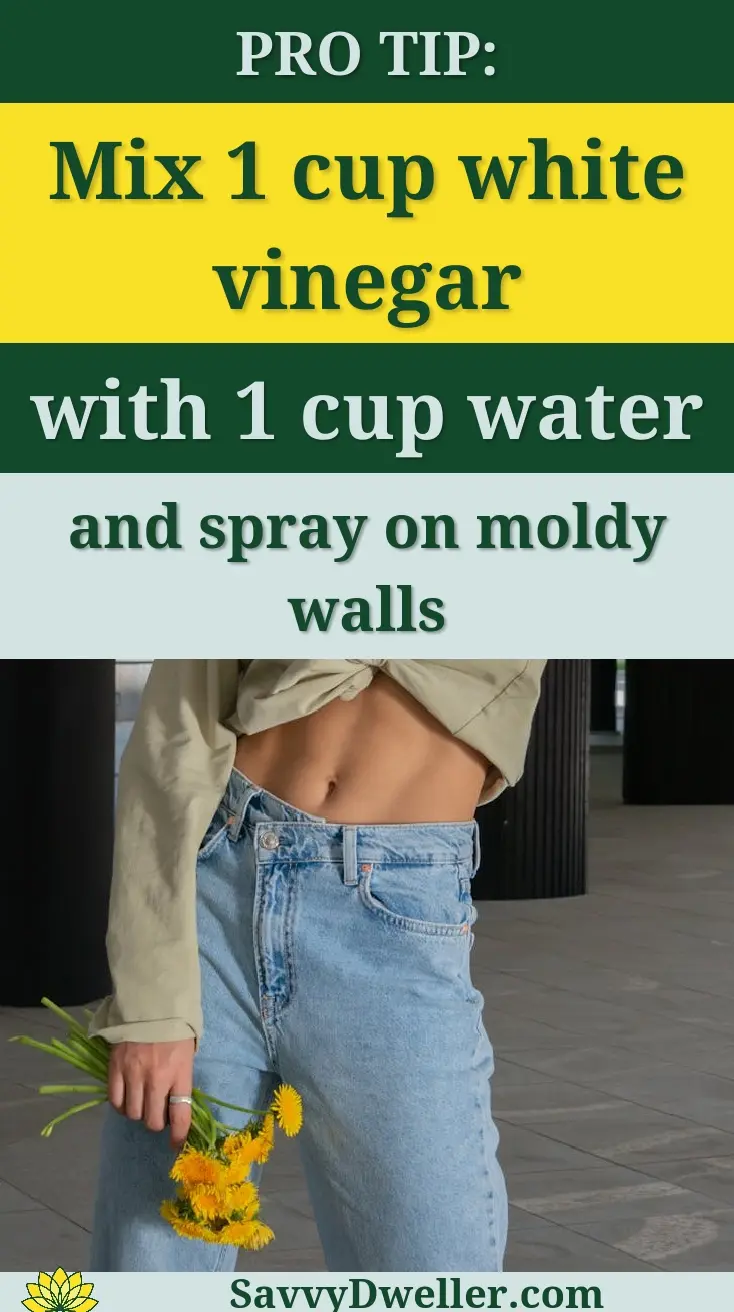 Young woman posing in casual wear with yellow flowers indoors.