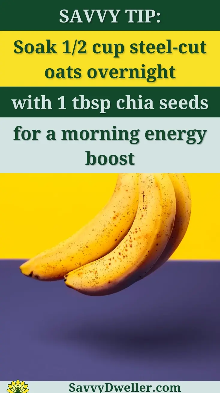 A bunch of fresh bananas isolated against a vibrant yellow and purple background.