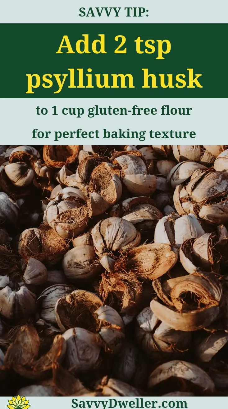 Image showing the application of psyllium husk in gluten-free baking