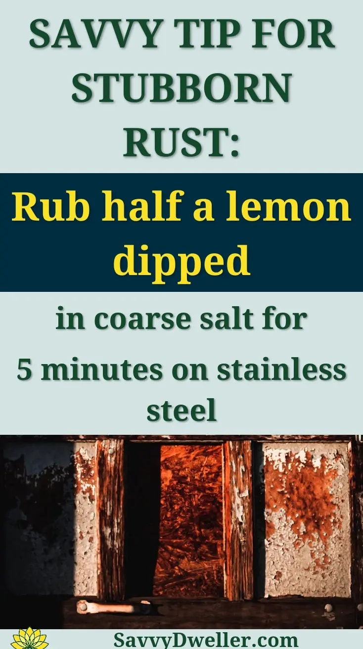 Effective methods for removing rust from knives, tools, and stainless steel.