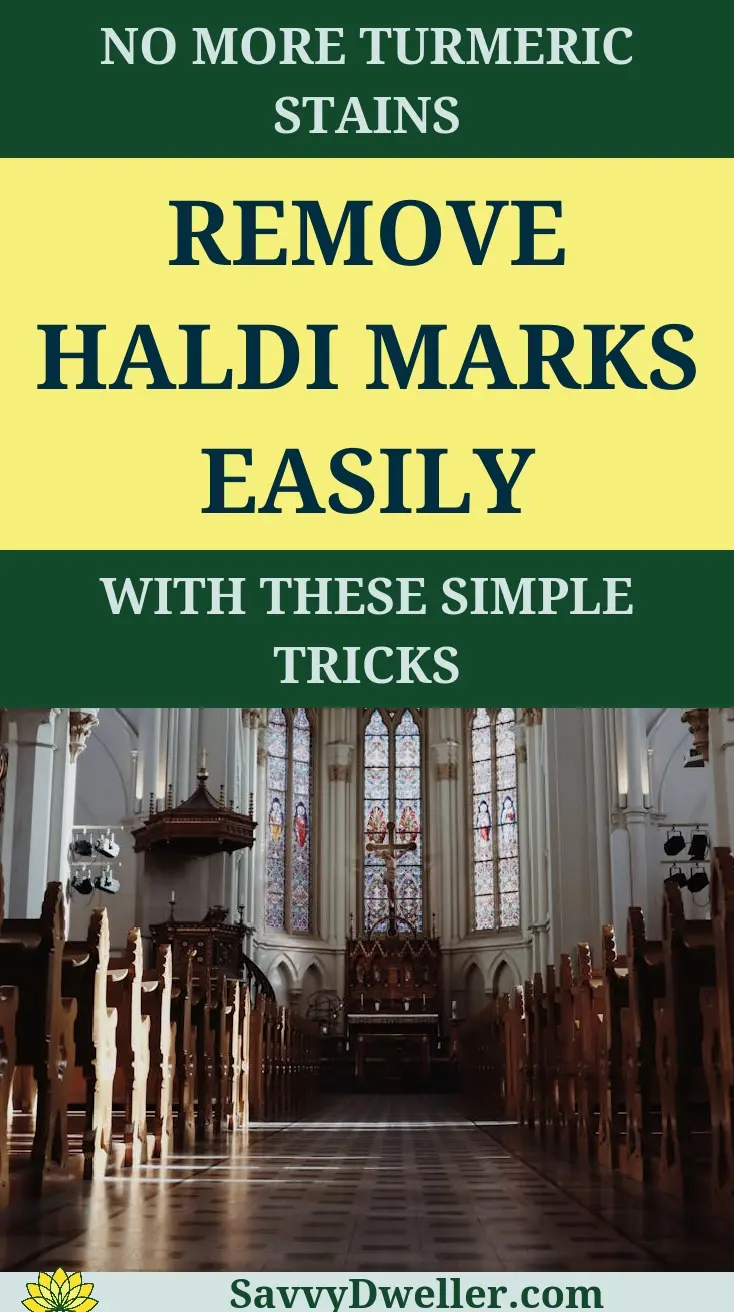 Guide on removing turmeric stains from countertops and clothes