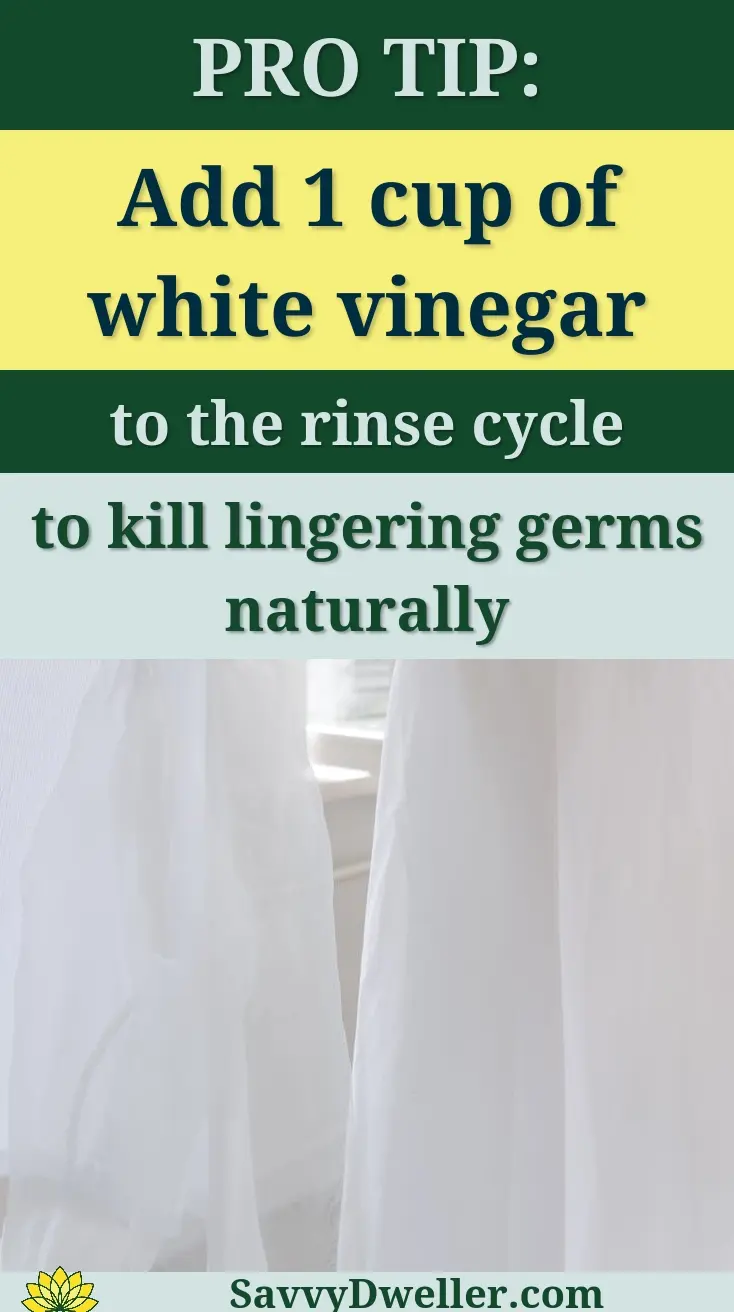 Bright, airy scene of white fabrics hanging on a clothesline indoors, with natural light.