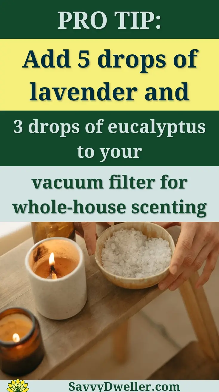 Create a calming home spa experience with natural salts and soothing candlelight.