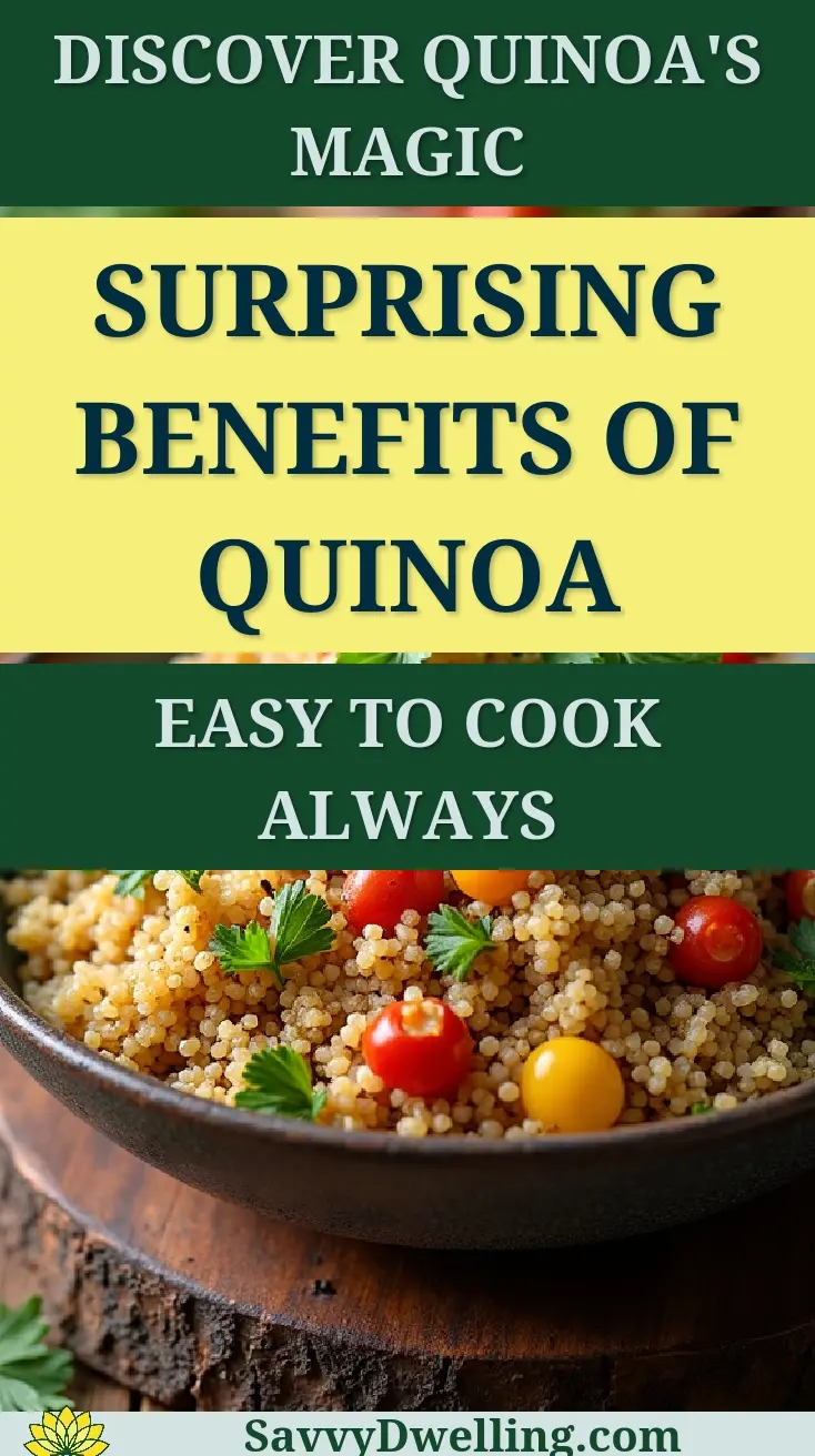 A bowl of quinoa mixed with vibrant vegetables showcasing the health benefits of quinoa.