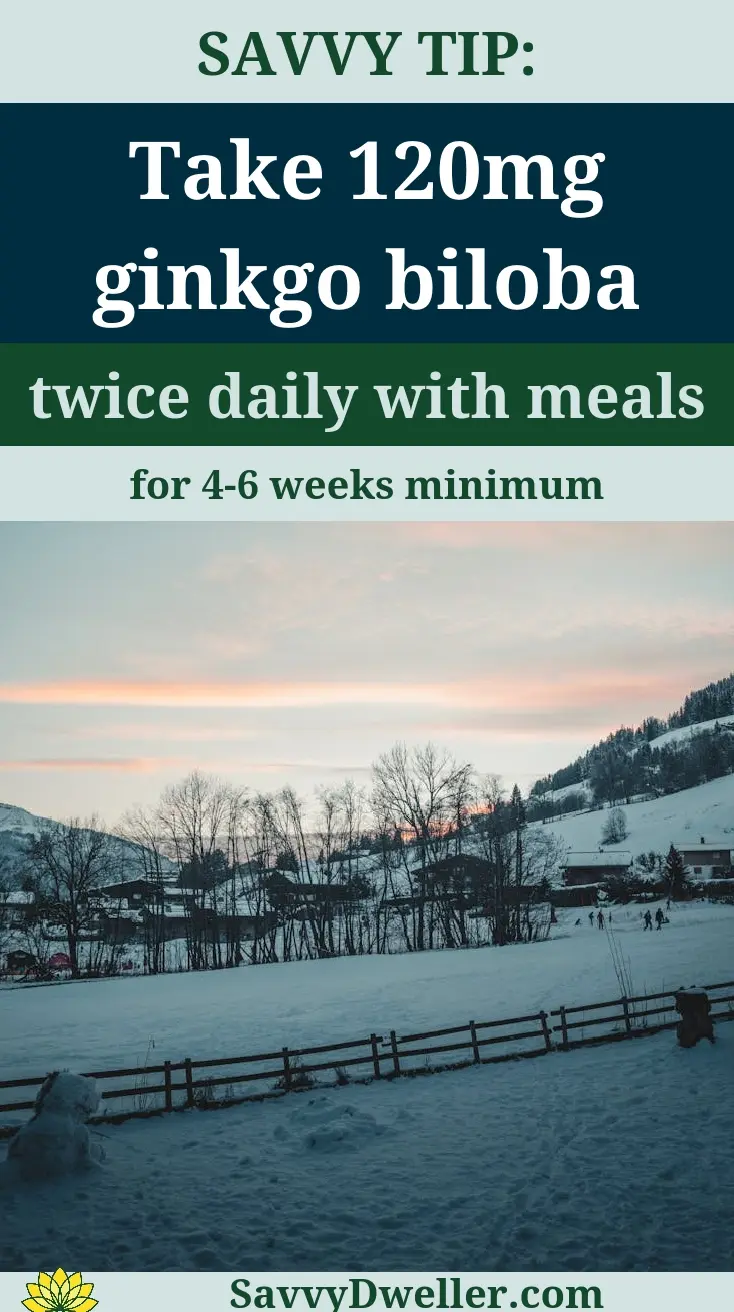 Natural remedy for tinnitus: Ginkgo Biloba dosage recommendation
