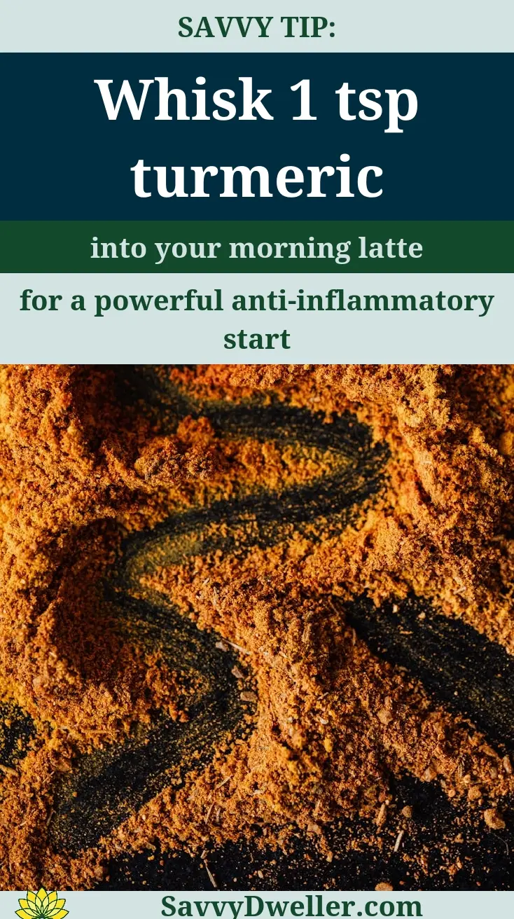 Turmeric spice for anti-inflammatory benefits