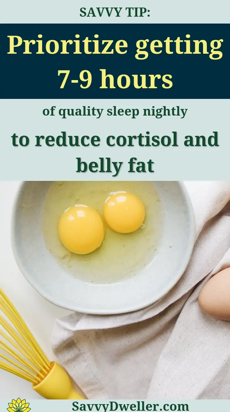 Image showing eggs and a whisk, emphasizing the importance of sleep in losing weight after 40.