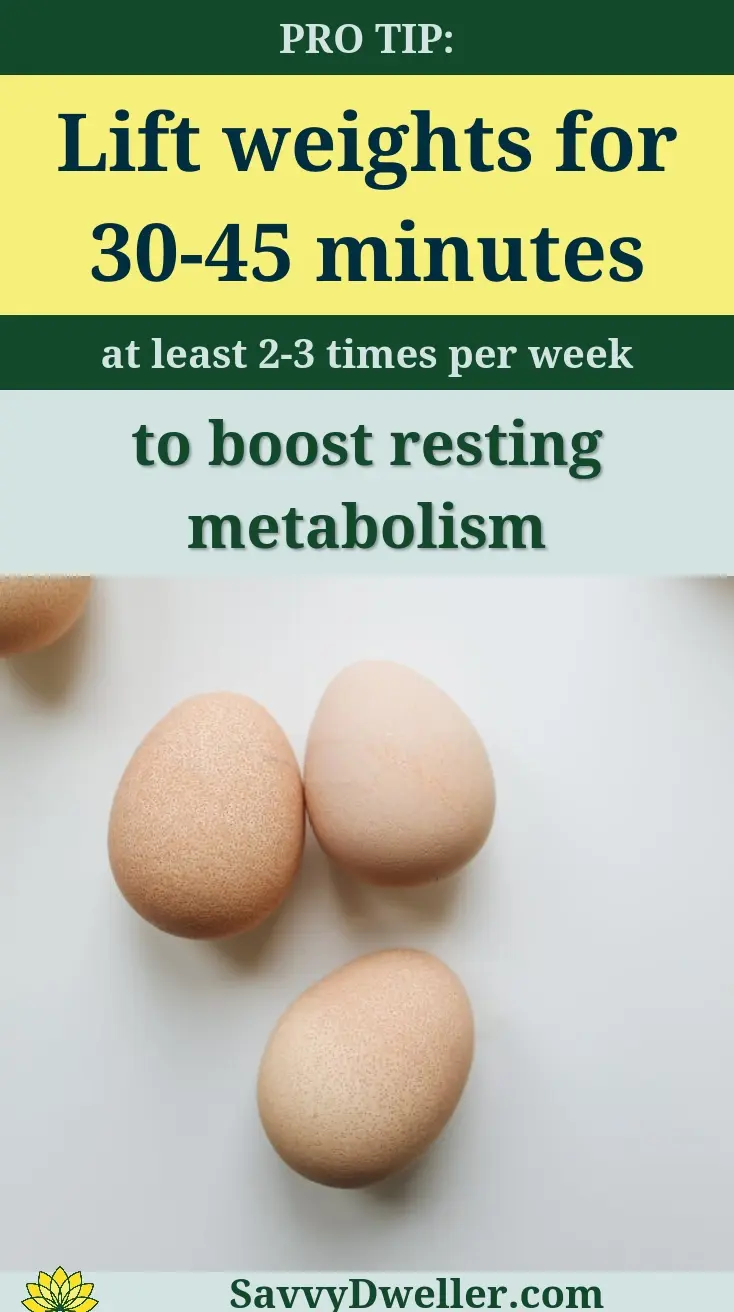 Lifting weights for 30-45 minutes boosts metabolism, essential for weight loss after 40.