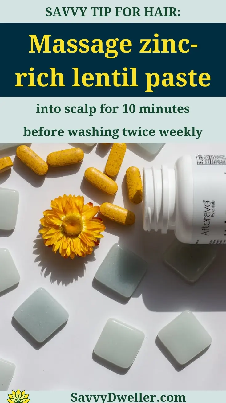Zinc-rich supplement capsules and a flower, illustrating a remedy for zinc deficiency.